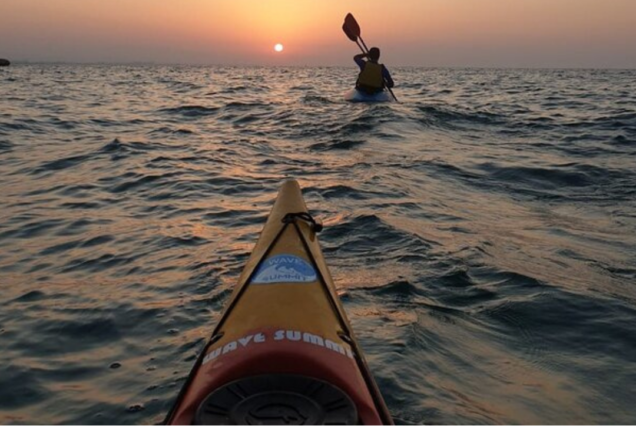 Sunset Kayaking at Al Qurum Beach